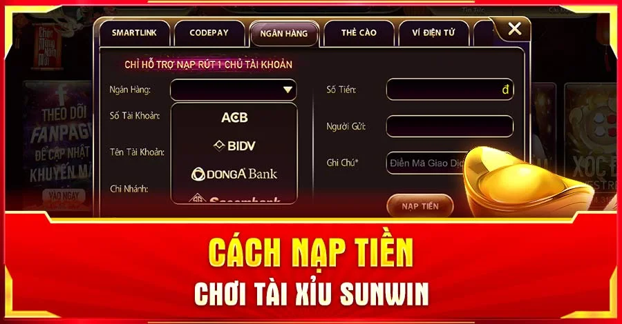 Tải game Sunwin 11 Cách thức nạp tiền khi chơi tài xỉu sunwin