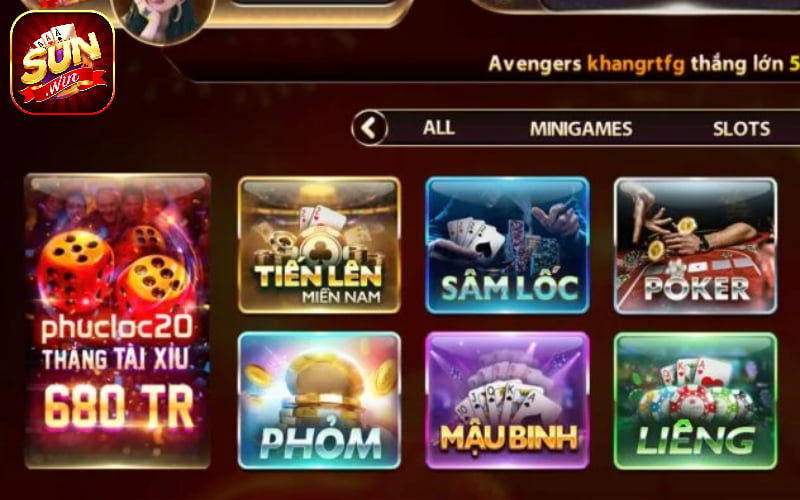 Mậu Binh Sunwin: Khám phá mậu binh lôi cuốn tại Sunwin 1 Mậu Binh Sunwin