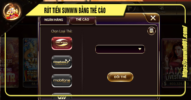 Hướng Dẫn 04 Bước Nạp Tiền Sunwin An Toàn Bảo Mật 3 Hướng dẫn rút tiền sunwin bằng thẻ cào