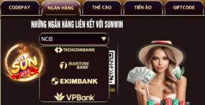 ngân hàng liên kết với sunwin