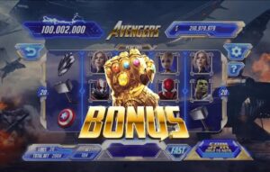 Hệ số thanh toán biểu tượng game Avengers